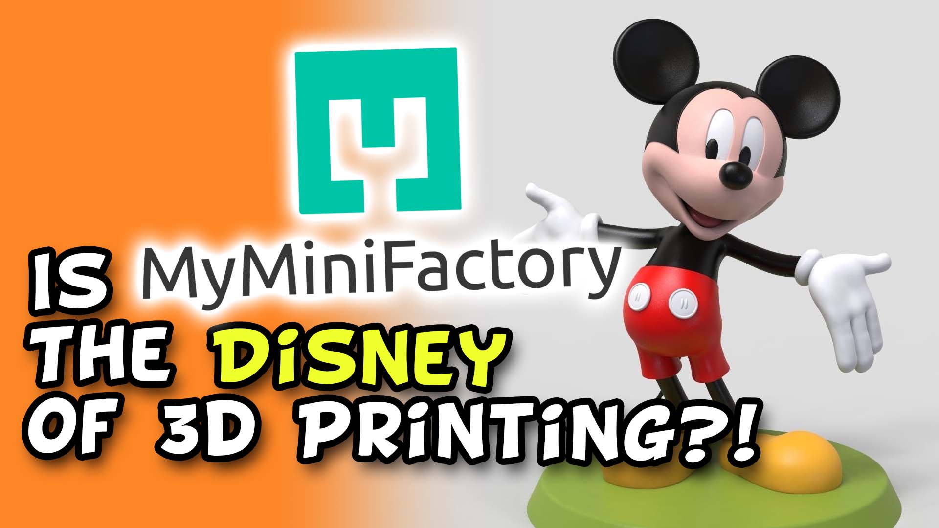 IS MyMiniFactory the Disney of 3d Printing?!