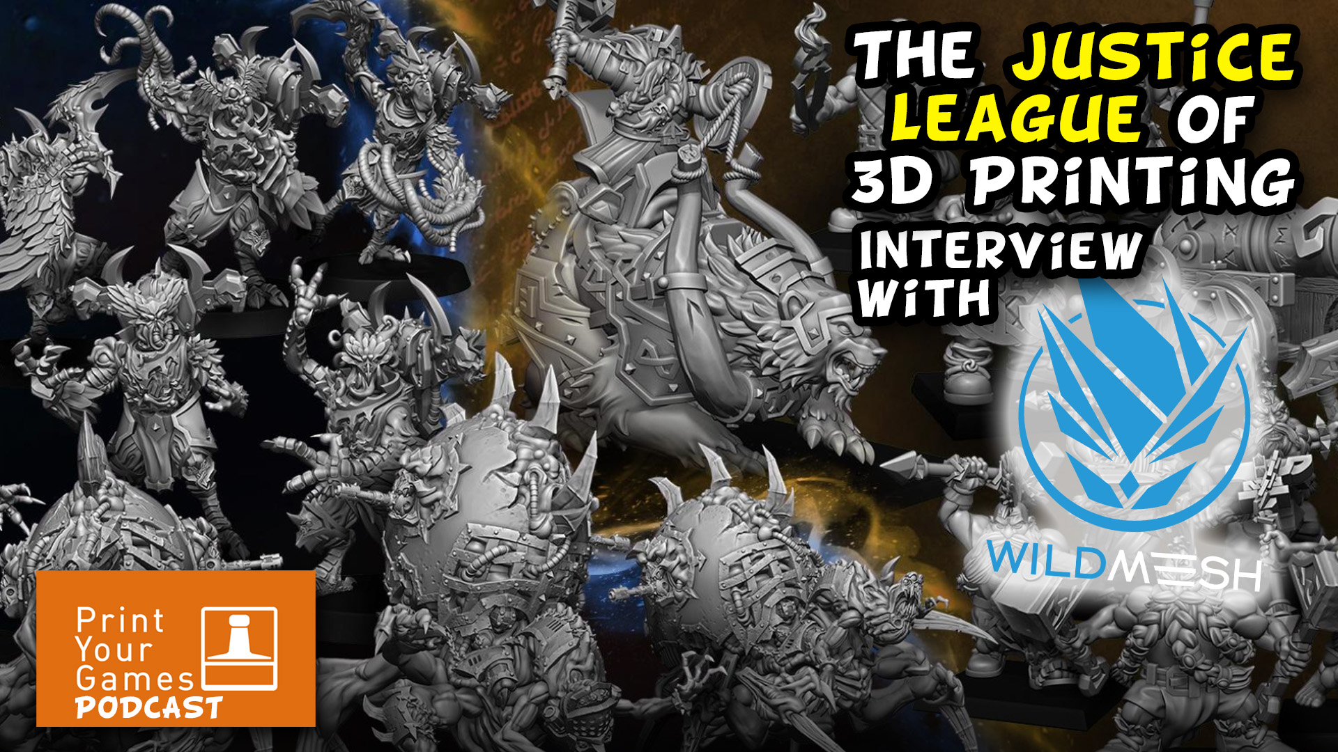 The Justice League of Miniatures: Interview with WildMesh 3d