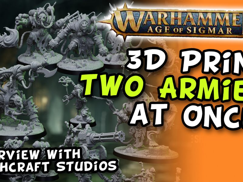 3D Print two armies at once! Interview with Fleshcraft Studios.